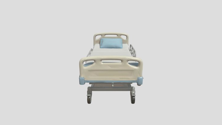 Hospital Bed 3D Model