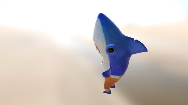 Blue-shark 3D Model