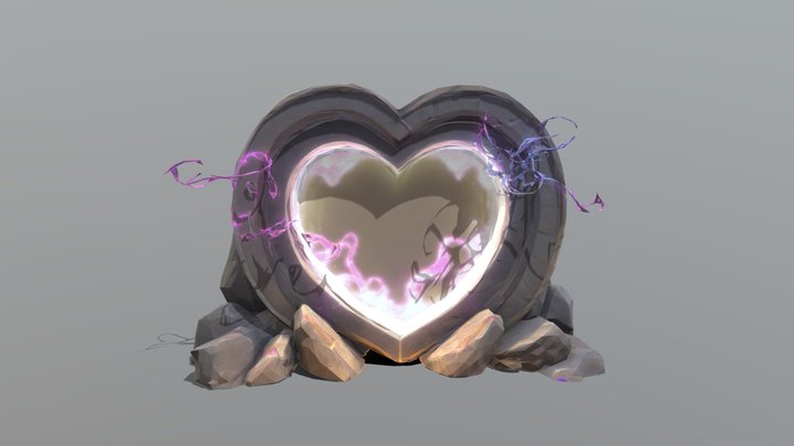 A_Heart_Shaped_Portal_fbx 3D Model
