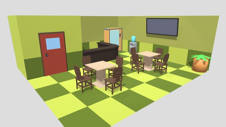 Resturant 3D Model