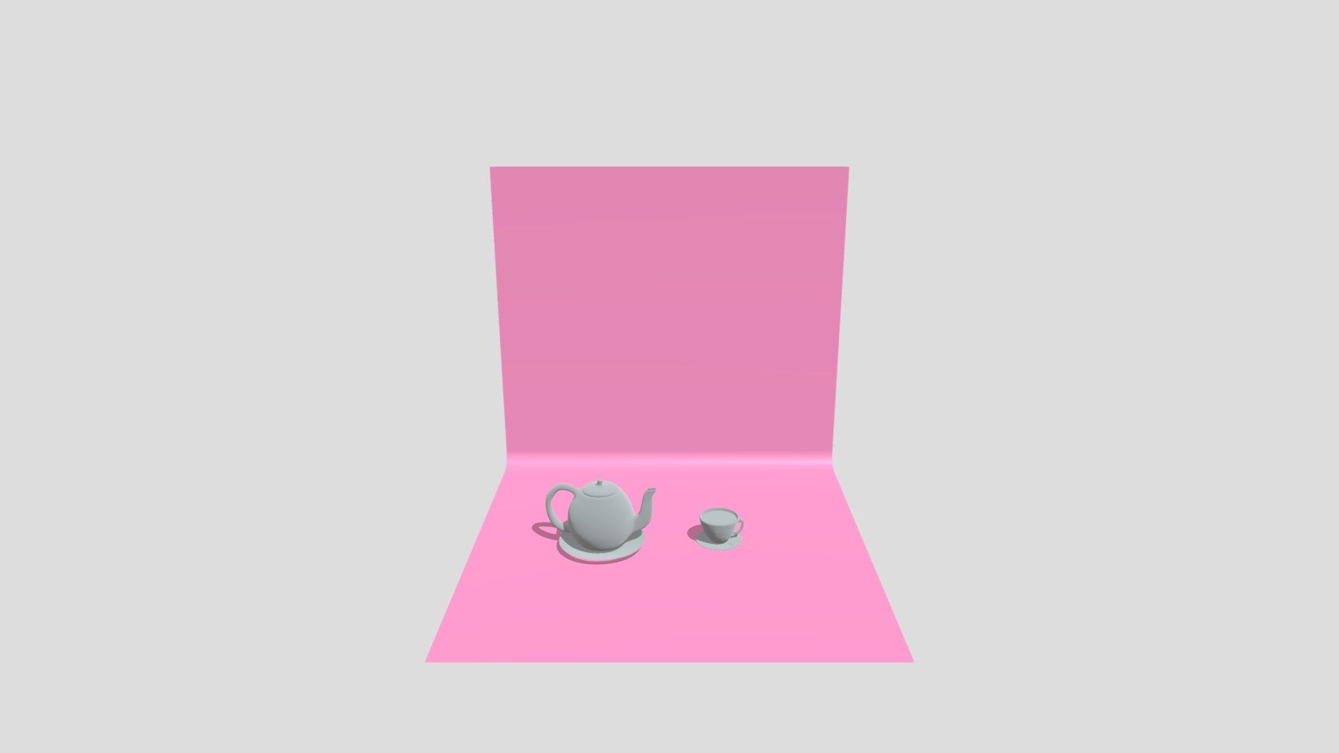 teapot and cup