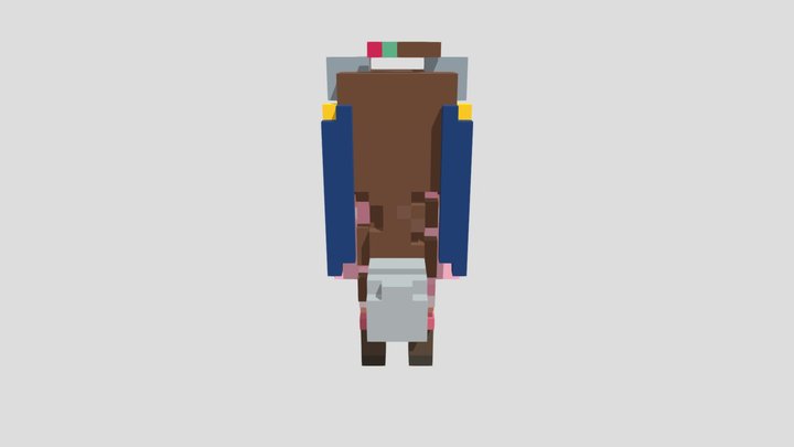 Voxel Katalyn 3D Model