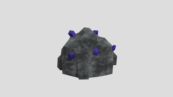 Ore Rock 3D Model
