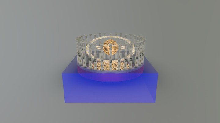 Minecraft Planet 3D Model