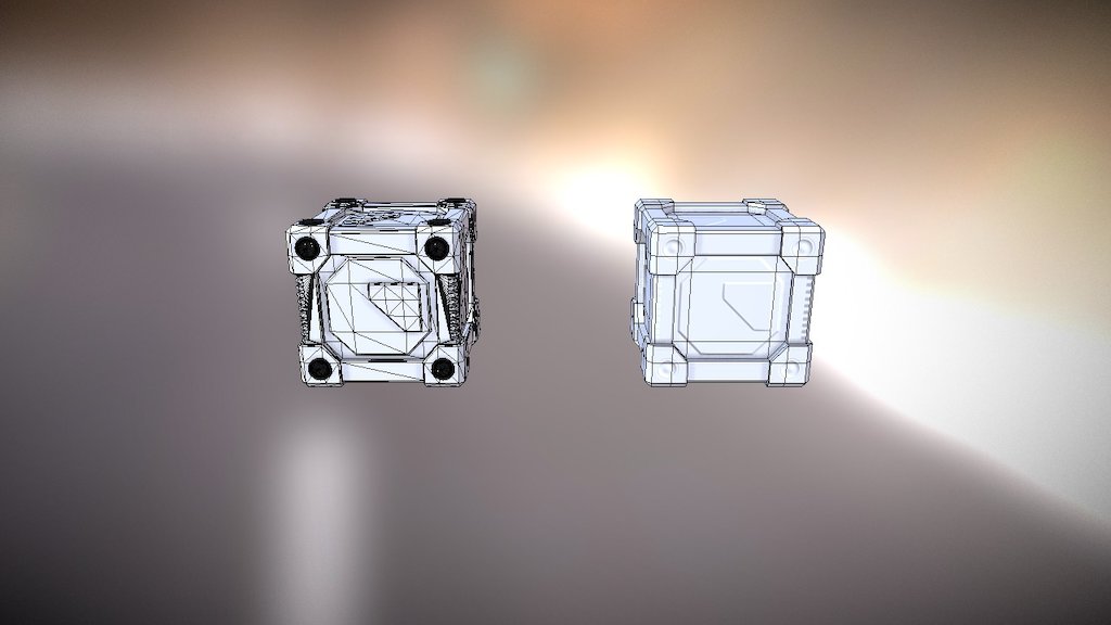 Sci-Fi Crate - Normals Demo