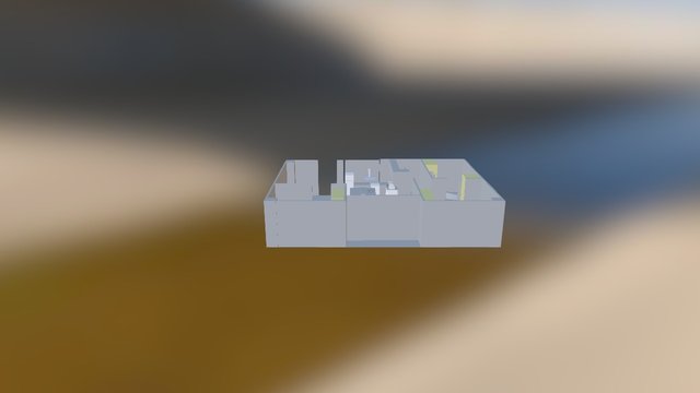 LP2 55126 Floor Plan[deed] 081015 V001b 3D Model