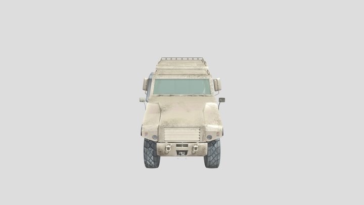 Classic armored vehicle 3D Model