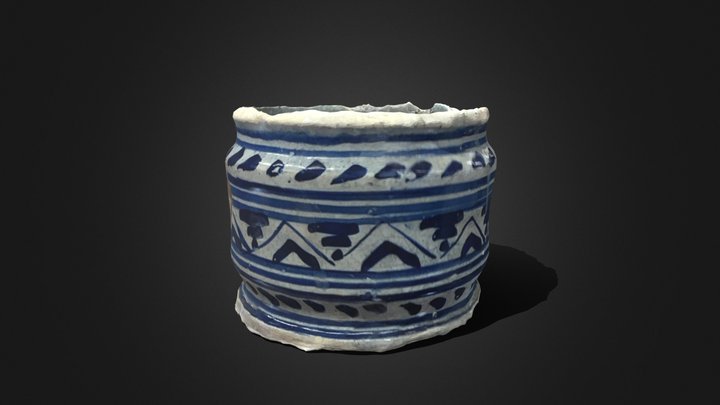 zalfpot; ointment pot; majolica; BZN17 – Modello 3D gratuito STL