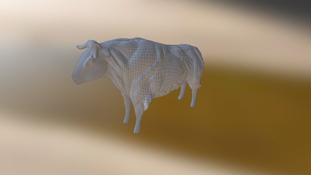 Power Cow 3D Model