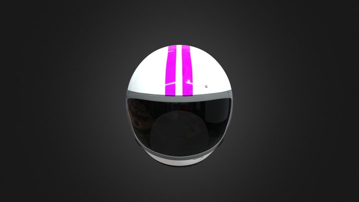 Stylized/Toon Helmet 3D Model