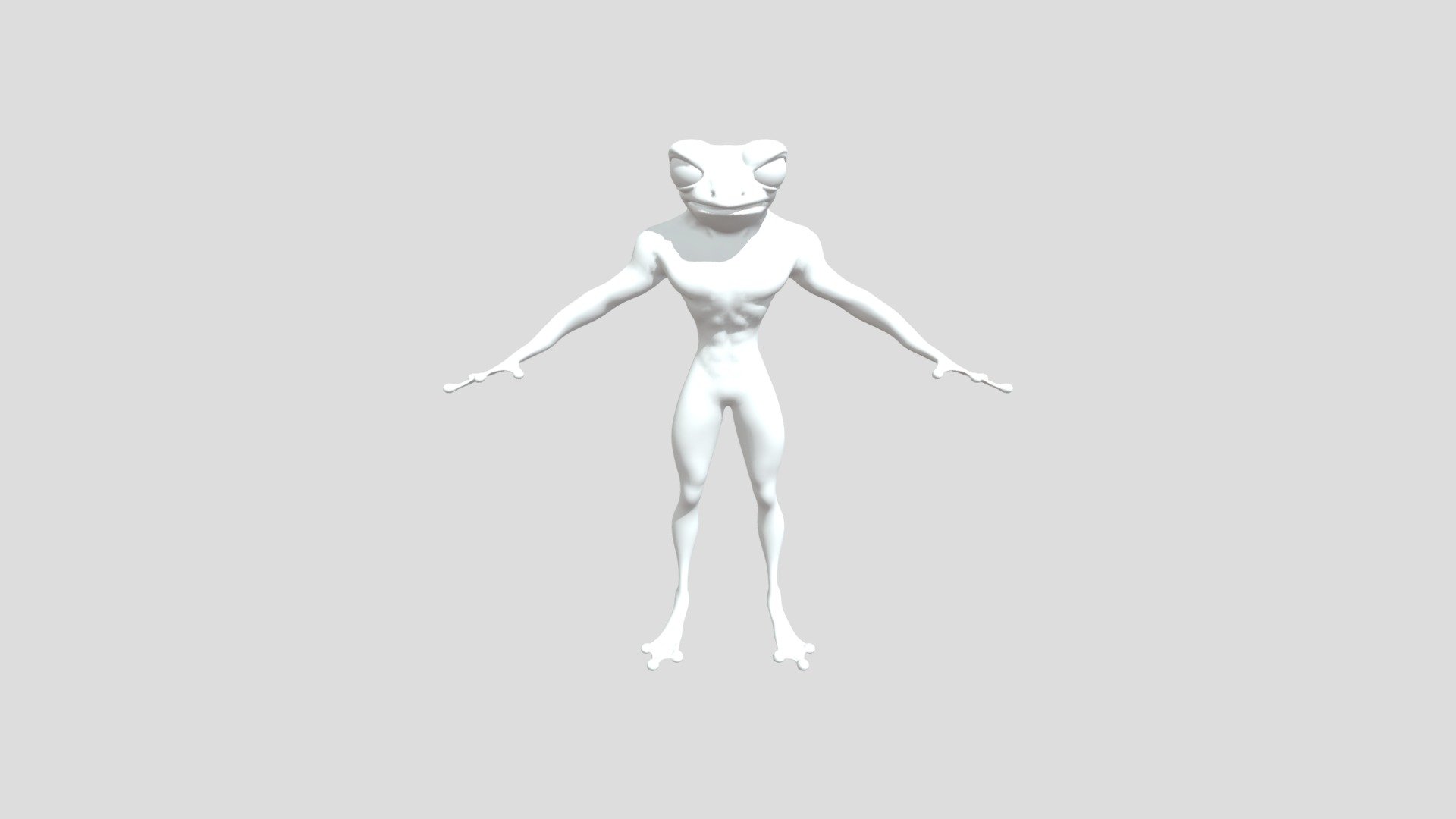 Frog Ninja — Sketchfab embed 3D viewer