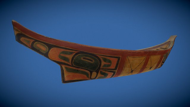 Item 1: 1884.81.54 Haida boat 3D Model