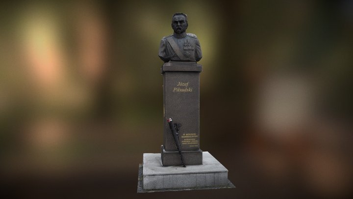 Józef Piłsudski 3D Model