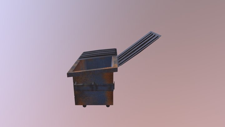 Dumpster Asset 3D Model