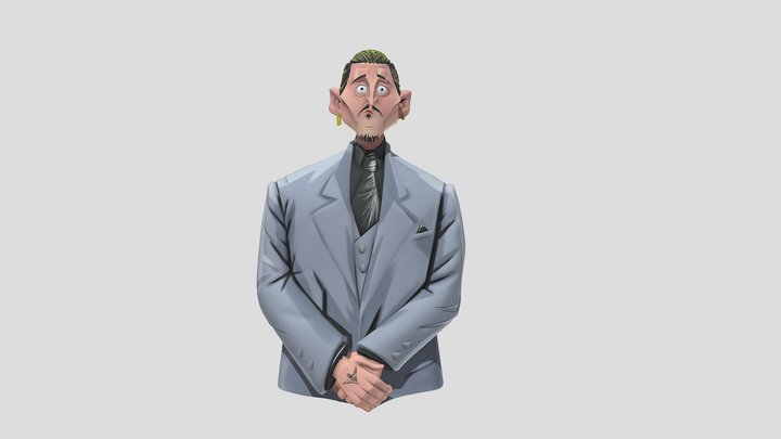 Johnny Depp 3D Model