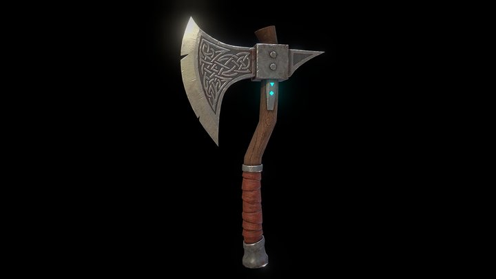 Viking Axe 3D Model