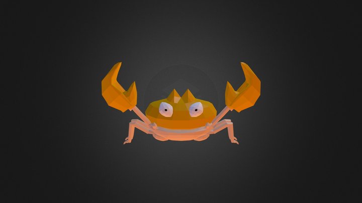 shiny krabby 3D Model