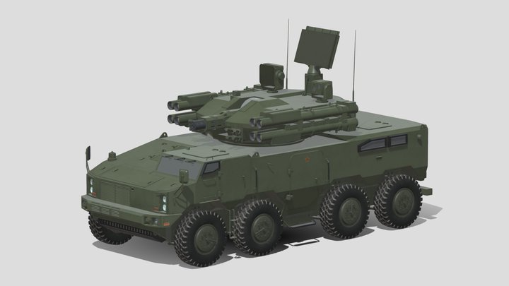 Type-625 Anti Aircraft Gun Missile System – Modello 3D gratuito STL
