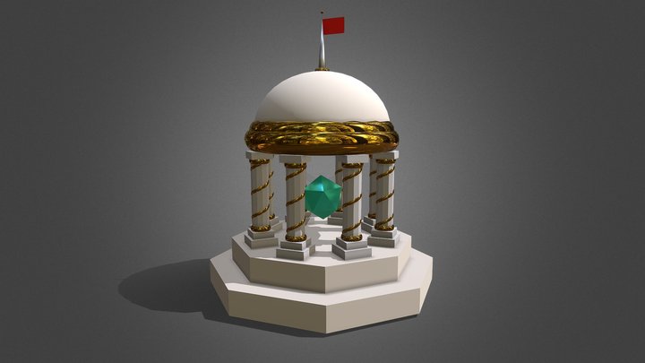 Temple 3D Model
