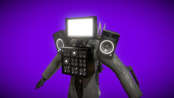 Titan TV Man (Remastered) 3D Model