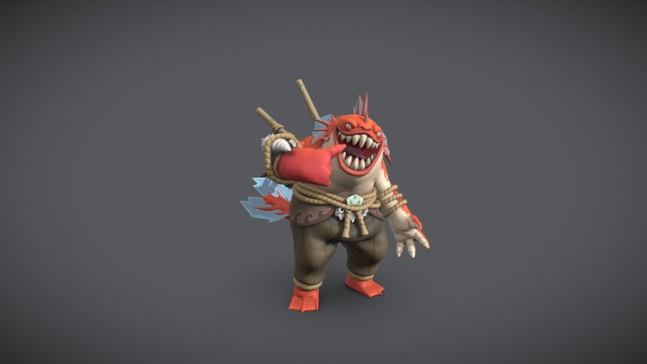 Peter Fishmouther 3D Model