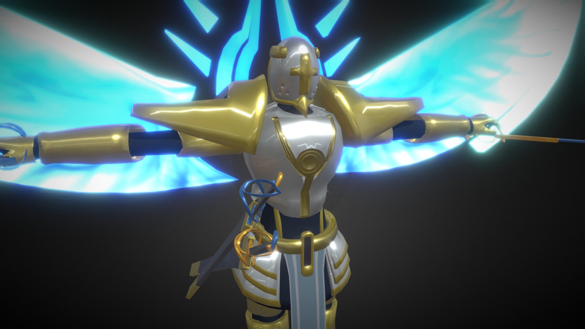 Gabriel ultrakill 3d model