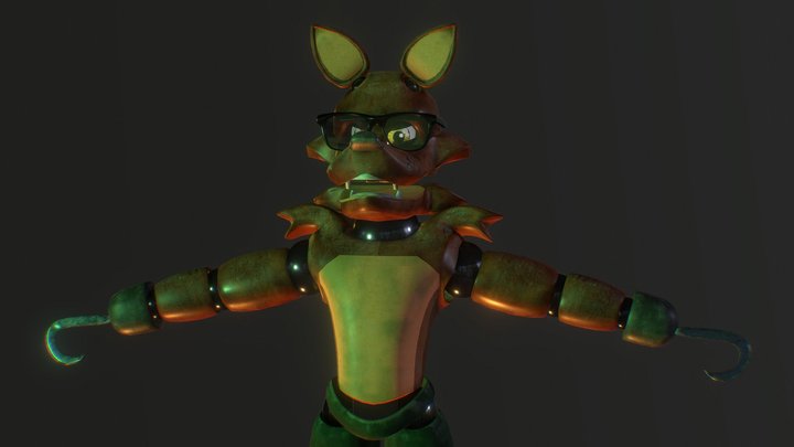 Stepp'n Foxy (FNAFB ASL) 3D Model