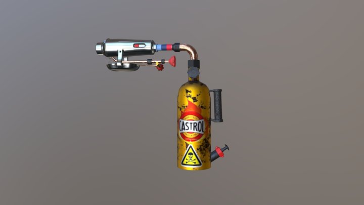 FIRE EXHAUST 3D Model