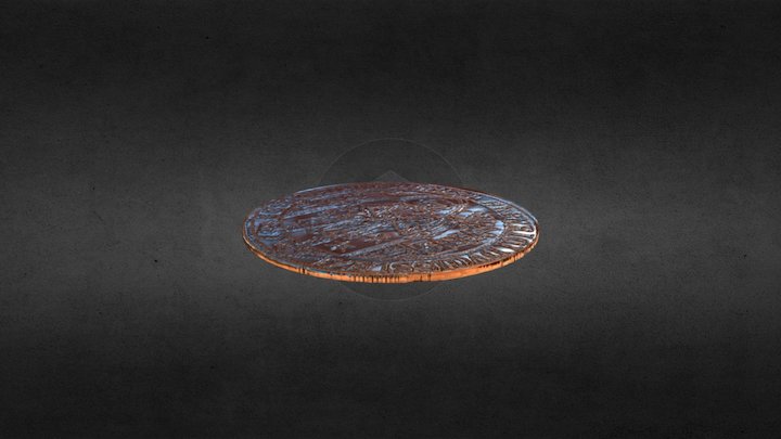 Medieval coin 3D Model