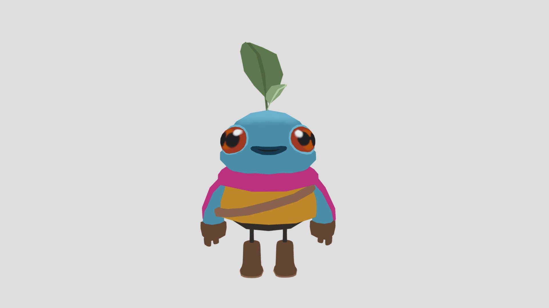 Froggo 3D model by Natalia Rapala (natalia.rapala) [8b8182c] Sketchfab
