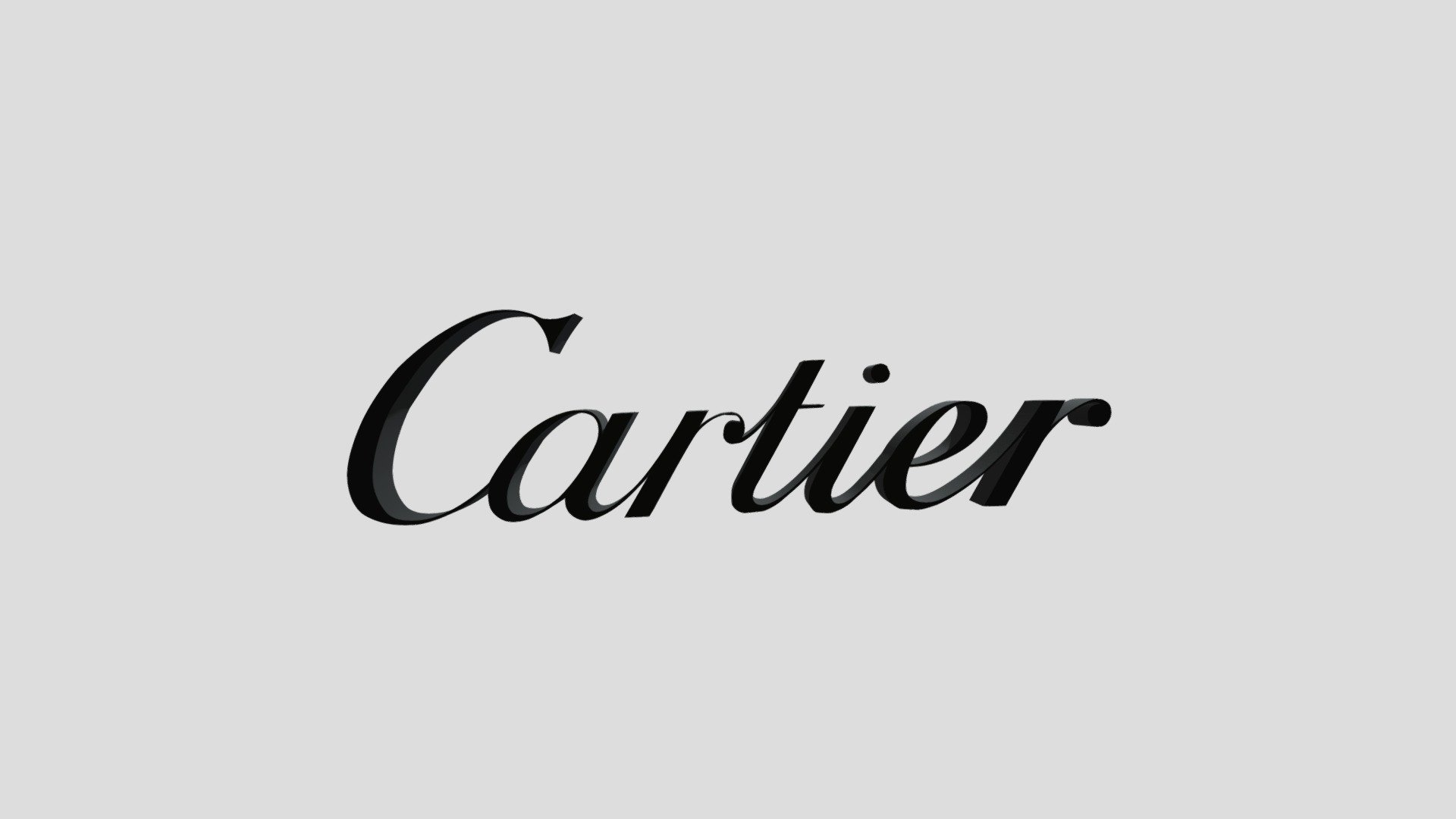 Cartier logo - Download Free 3D model by nicmitham [8b82083] - Sketchfab