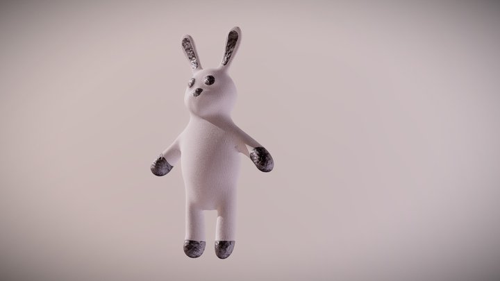 Terrible Bunny Toy 3D Model
