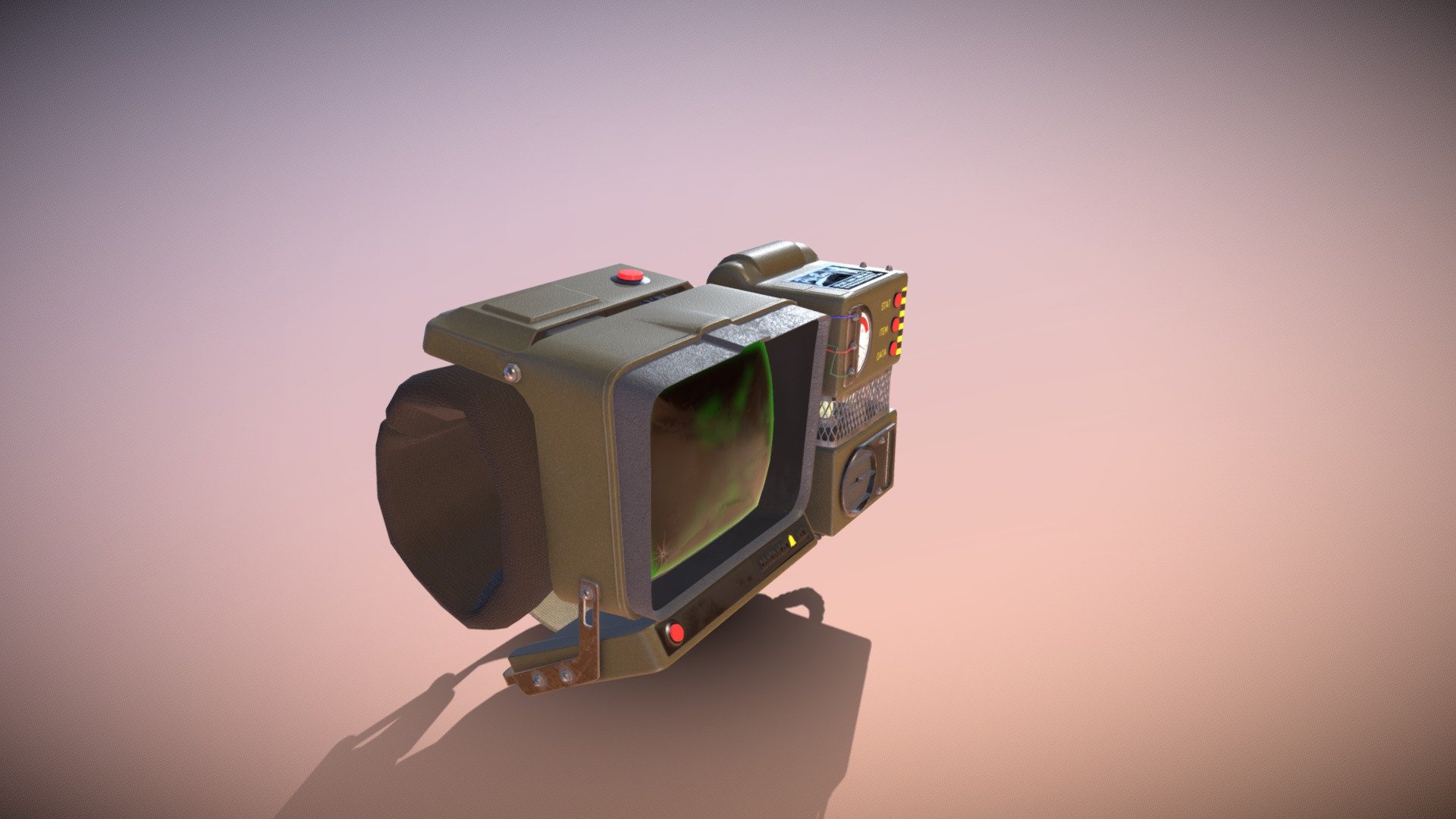 Pip-Boy 2000 mk. VI Modelling For Games - 3D model by Joel-B108 [8b82510] -  Sketchfab