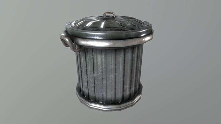 Trash Can 3D Model