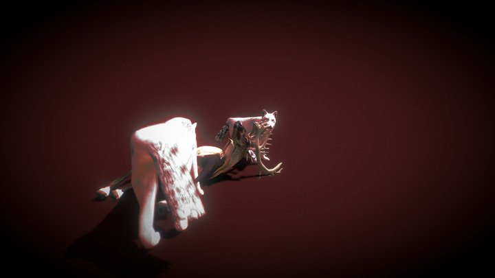 Blood-stained snow 3D Model