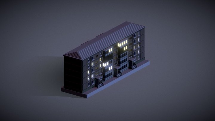 [FREE] Panel Building 3D Model