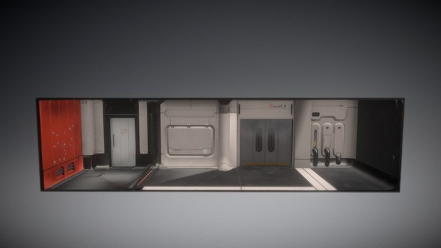 Montreal LAB Corridor 3D Model