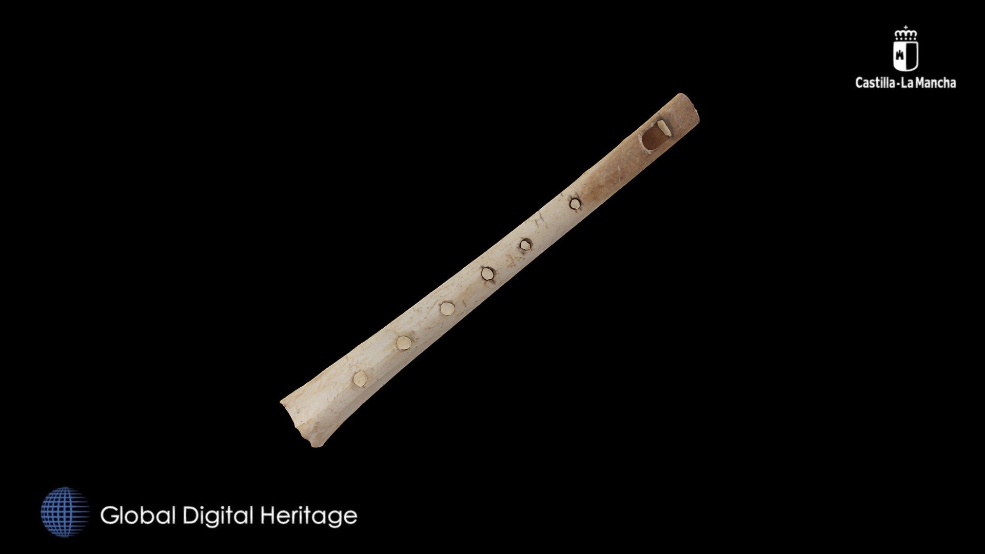 Bone Flute, Alarcos, Ciudad Real, Spain Download Free 3D model by