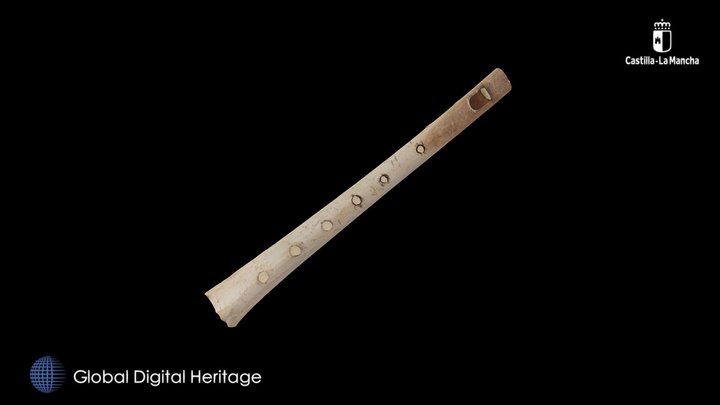 Bone Flute, Alarcos, Ciudad Real, Spain