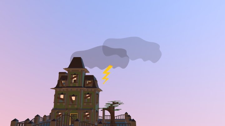 Haunted House 3D Model