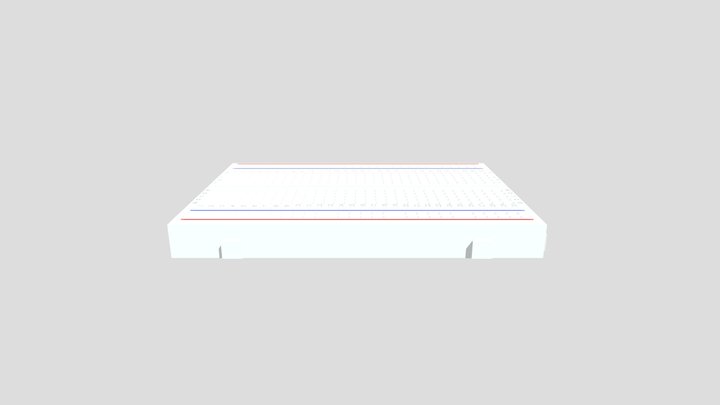 Electronics Stackable Breadboard with Materials 3D Model