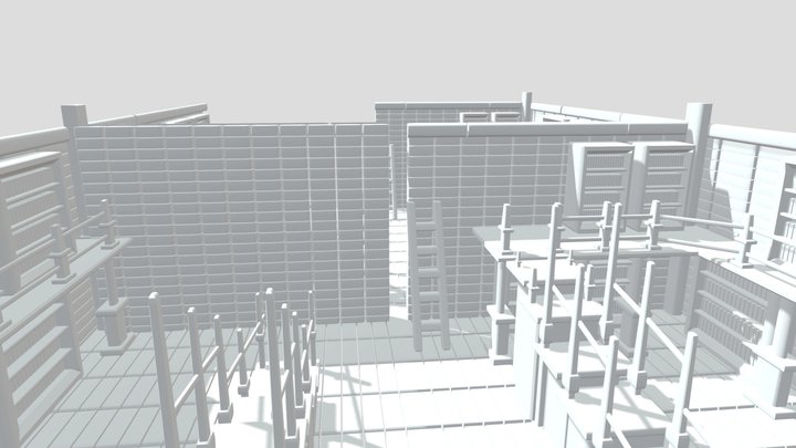 BooksRoom 3D Model