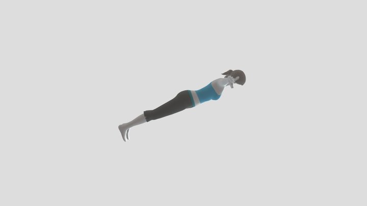 Wii - Wii Fit - Female Trainer 3D Model