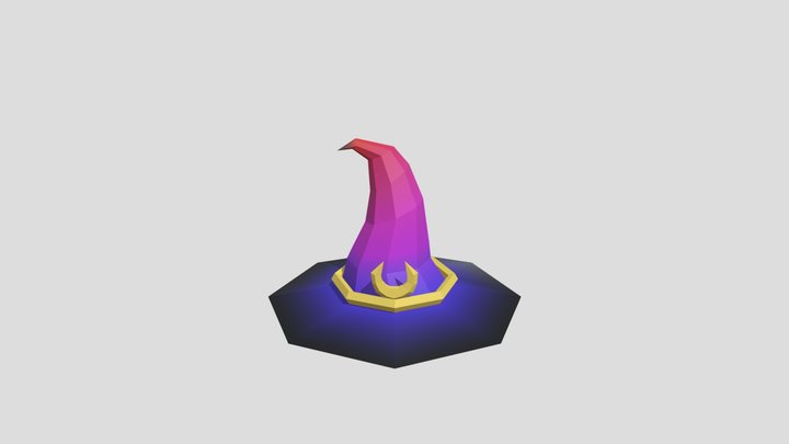 Chapéu de Bruxa - Witch's hat 3D Model
