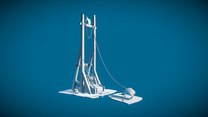 3December Day 01 - Ruined War Machine 3D Model