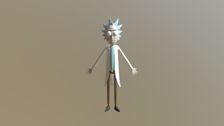 Rick Sanchez 3D Model