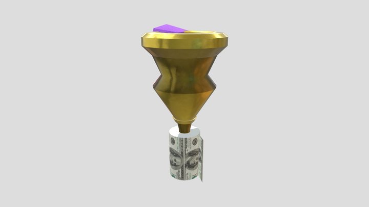 Rich peg leg (peg leg) 3D Model