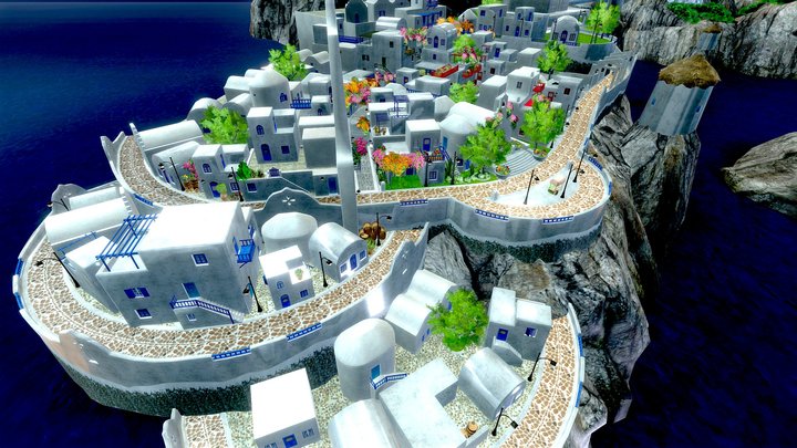 Sonic Unleashed - Apotos Hub 3D Model