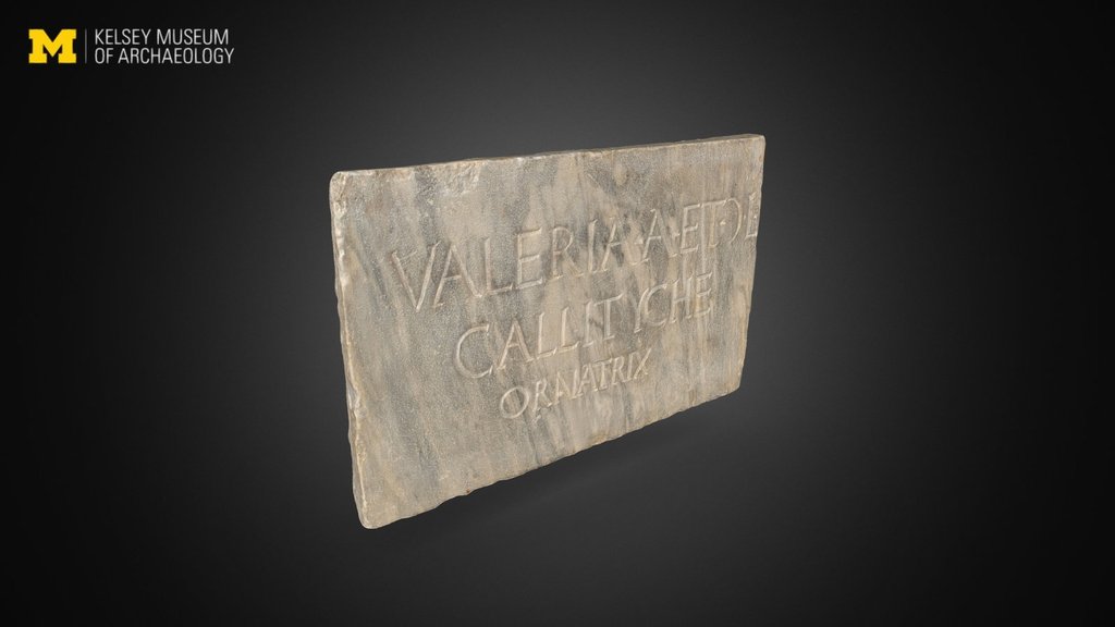 Funerary inscription of Callityche, hairdresser