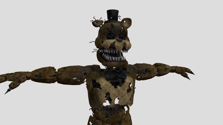 Nightmare Freddy 3D Model